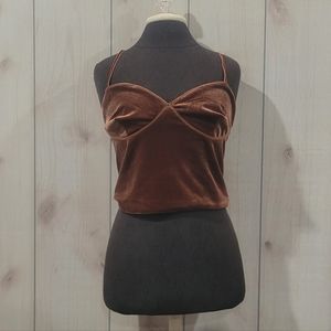 vintage velvet tank top
